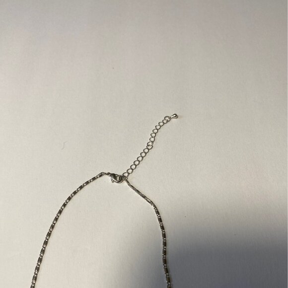 Austrian Crystal Clover Hearts Necklace W/ Swarovski Elements Pink Pendant 16in - Picture 5 of 5